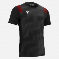 Волейбольна футболка чоловіча Macron RODDERS Чорний/Червоний