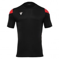 Волейбольная футболка мужская Macron POLIS Черный/Красный