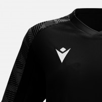 Волейбольна футболка жіноча Macron BELLATRIX Чорний/Темно-сірий