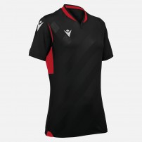 Волейбольная футболка женская Macron ALYA Черный/Красный