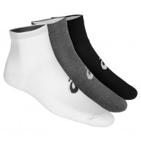 Шкарпетки Asics 3PPK QUARTER Чорний/Сірий/Білий
