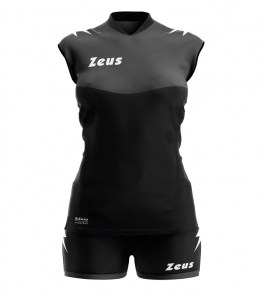 Волейбольна форма жіноча Zeus SARA Чорний/Сірий