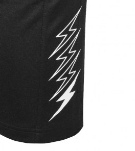 Тренувальні шорти чоловічі Zeus ENEA Чорний/Темно-сірий