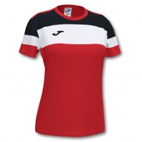 Волейбольная футболка женская Joma CREW IV Красный/Черный/Белый