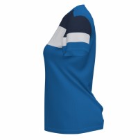 Волейбольная футболка женская Joma CREW IV Синий/Темно-синий/Белый