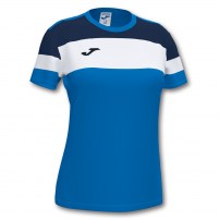 Волейбольная футболка женская Joma CREW IV Синий/Темно-синий/Белый