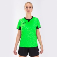 Волейбольная футболка женская Joma TOLETUM II Светло-зеленый/Черный