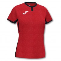 Волейбольная футболка женская Joma TOLETUM II Красный/Черный