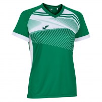 Волейбольная футболка женская Joma SUPERNOVA II Зеленый/Белый