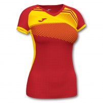 Волейбольная футболка женская Joma SUPERNOVA II Красный/Желтый