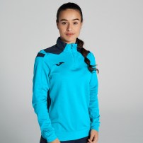 Спортивна куртка жіноча Joma CHAMPIONSHIP VI Бірюзовий/Темно-синій