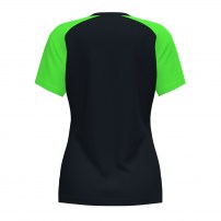 Волейбольна футболка жіноча Joma ACADEMY IV Чорний/Світло-зелений