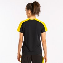 Волейбольна футболка жіноча Joma ECO CHAMPIONSHIP Чорний/Жовтий