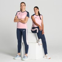 Волейбольна футболка жіноча Joma ECO CHAMPIONSHIP Світло-рожевий/Темно-синій