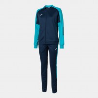 Спортивний костюм жіночий Joma ECO CHAMPIONSHIP Темно-синій/Бірюзовий