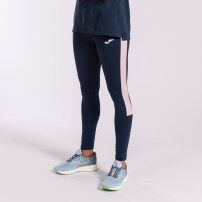 Спортивні штани (легінси) жіночі Joma ECO CHAMPIONSHIP Темно-синій/Світло-рожевий