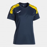 Волейбольна футболка жіноча Joma CHAMPIONSHIP VIII Темно-синій/Жовтий