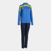 Спортивний костюм жіночий Joma CHAMPIONSHIP VIII Синій/Темно-синій/Жовтий