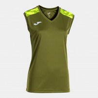 Волейбольна майка жіноча Joma CHAMPIONSHIP VIII Хакі/Світло-жовтий