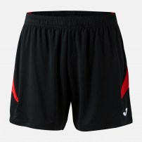 Волейбольні шорти жіночі Joma TOKIO II Чорний/Червоний