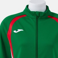 Спортивна куртка жіноча Joma CHAMPIONSHIP 20 Зелений/Червоний/Білий
