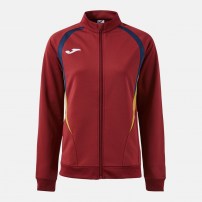 Спортивна куртка жіноча Joma CHAMPIONSHIP 20 Бордовий/Темно-синій/Золотий