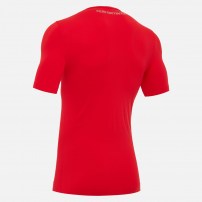 Компресійна футболка Macron PERFORMANCE SHORT-SLEEVES TOP Червоний