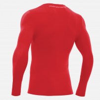  Компресійна футболка Macron PERFORMANCE LONG-SLEEVES TOP Червоний