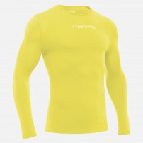  Компресійна футболка Macron PERFORMANCE LONG-SLEEVES TOP Жовтий