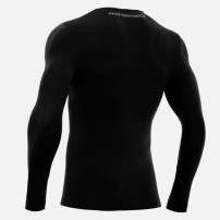  Компресійна футболка Macron PERFORMANCE LONG-SLEEVES TOP Чорний