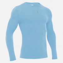  Компресійна футболка Macron PERFORMANCE LONG-SLEEVES TOP Блакитний