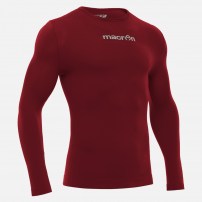 Компресійна футболка Macron PERFORMANCE LONG-SLEEVES TOP Бордовий