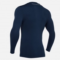 Компресійна футболка Macron PERFORMANCE TURTLE NECK TOP Темно-синій