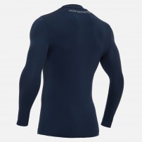 Компресійна футболка Macron PERFORMANCE TURTLE NECK TOP Темно-синій