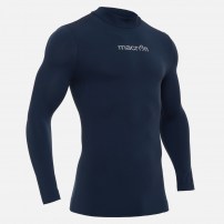 Компрессионная футболка Macron PERFORMANCE TURTLE NECK TOP Темно-синий