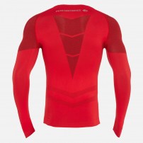 Компресійна футболка Macron PERFORMANCE ++ LONG -SLEEVES TOP Червоний