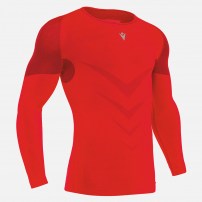 Компресійна футболка Macron PERFORMANCE ++ LONG -SLEEVES TOP Червоний