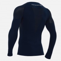 Компрессионная футболка Macron PERFORMANCE ++ LONG -SLEEVES TOP Темно-синий