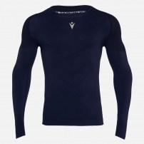 Компресійна футболка Macron PERFORMANCE ++ LONG -SLEEVES TOP Темно-синій