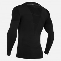 Компресійна футболка Macron PERFORMANCE ++ LONG -SLEEVES TOP Чорний