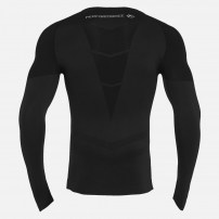 Компресійна футболка Macron PERFORMANCE ++ LONG -SLEEVES TOP Чорний