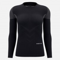 Компресійна футболка Macron PERFORMANCE ++ COMPRESSION TOP LONG SLEEVES Чорний