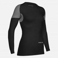 Компресійна футболка Macron PERFORMANCE ++ COMPRESSION TOP LONG SLEEVES Чорний
