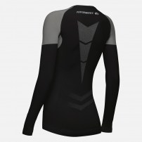 Компресійна футболка Macron PERFORMANCE ++ COMPRESSION TOP LONG SLEEVES Чорний