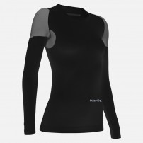 Компресійна футболка Macron PERFORMANCE ++ COMPRESSION TOP LONG SLEEVES Чорний