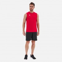 Волейбольна форма чоловіча Macron KESIL/BISMUTH HERO Червоний/Чорний