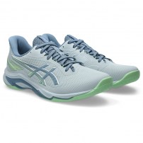 Волейбольні кросівки чоловічі Asics NETBURNER BALLISTIC FF 4 Cool grey/Saba blue