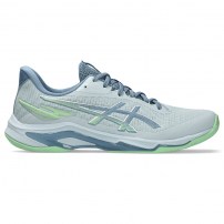 Волейбольні кросівки чоловічі Asics NETBURNER BALLISTIC FF 4 Cool grey/Saba blue