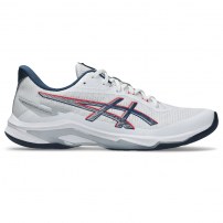 Волейбольні кросівки чоловічі Asics NETBURNER BALLISTIC FF 4 White/Mako blue