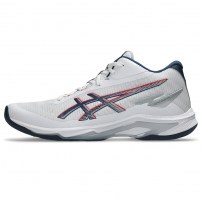 Волейбольні кросівки чоловічі Asics NETBURNER BALLISTIC FF MT 4 White/Mako blue